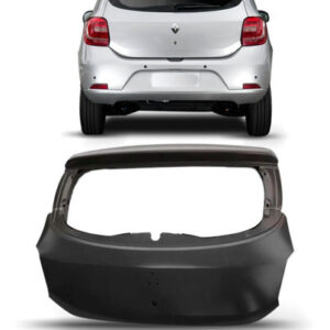 Tampa Porta Malas Sandero 2014 2015 2016 17 18 19 2020 2021 Preto