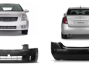 Kit Sentra: Parachoque Dianteiro 2007 2008 2009 2010 + Parachoque Traseiro 2007 2008 2009 2010