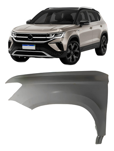 Paralama Para Volkswagen Taos 2021 A 2023 Novo Esquerdo - Motorista