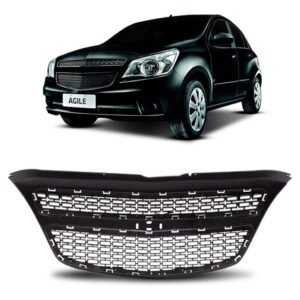 Grade Radiador Agile 2009 2010 2011 2012 2013 Mega Desconto Preto Ambos Os Lados