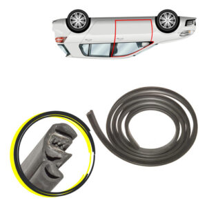 Borracha Portas Laterais C Aba Corsa 02 Em Diante