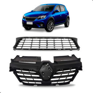 Kit Grades Para Logan 2020 2021 2022 2023 2024 Preto