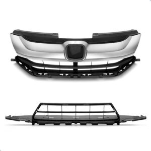 Kit Grade Superior E Inferior Para Honda City 2014 A 2017 Preto