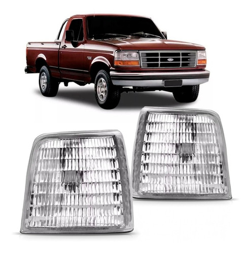 Par Sinaleira Lanterna Dianteira F1000 1997 98 1999 Cristal Cristal