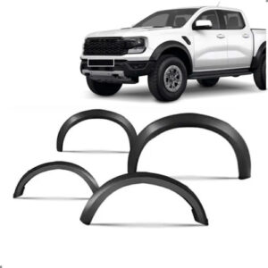 Kit Vão De Roda Para Ranger 2024 2025 4 Peças Preto