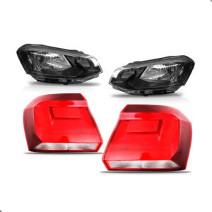 Kit Farois E Lanternas Para Gol G7 Gvii 2016 2017 2018 Ambos Lados