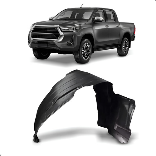 Parabarro Protetor Dianteiro Hilux Srv 2021 A 2024 Esquerdo