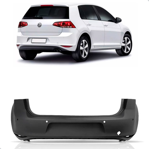 Envolvente Traseiro Golf 2014 2015 2016 2017 Com Furo Sensor