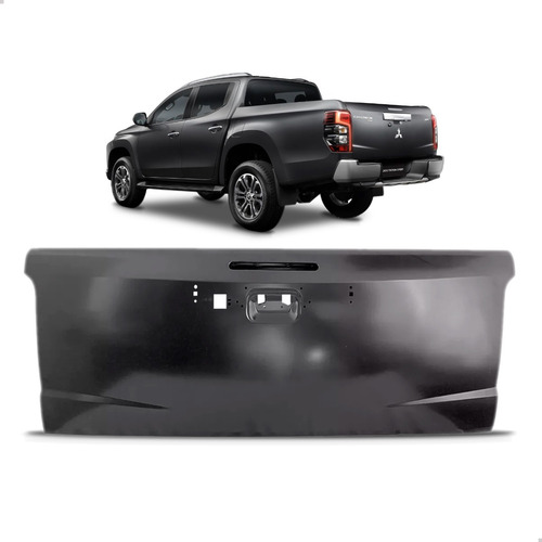 Tampa Cacamba Triton 2021 22 23 2024 C/ Furo Break/cam/chave Preto