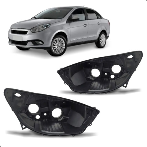 Par Carcaça Farol Para Grand Siena 2012 2013 A 2022