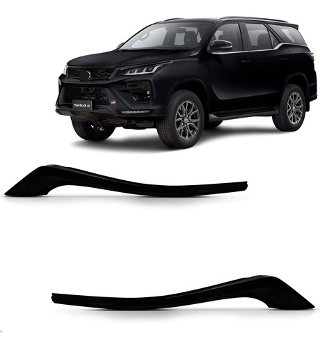 Par Friso Farol Hilux Sw4 Diamond 2021 A 2024 Black Piano Preto