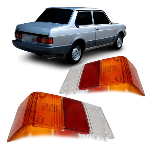 Par Lente Sinaleira Traseira Spazio 1983 1984 1985 1986 (cur Tricolor