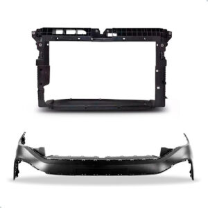 Kit Envolvente E Painel Mini Frente T-cross 19/2024 C/ Furo Preto