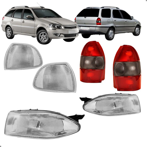 Par Farol Piscas Lanternas Para Palio Weekend 1997 A 2000 Ambos Lados