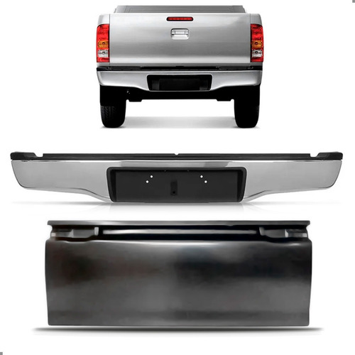 Kit Tampa E Parachoque Para Hilux Pickup 2005 A 2015
