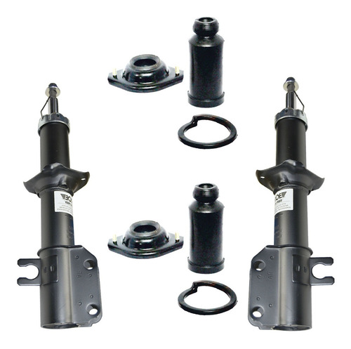 Par Amortecedor Dianteiro + Kit Chery Qq 2011 A 2015