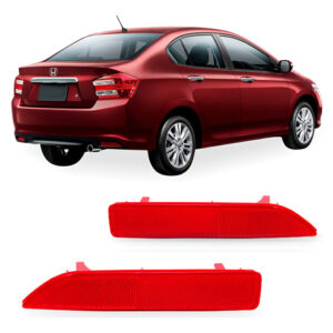 Par Refletor Parachoque Traseiro City 2012 A 2014