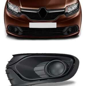 Moldura Farol Milha Logan 2014 2015 2016 2017 2018 Sem Furo Lado Esquerdo