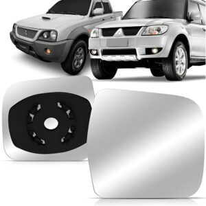 Lente Retrovisor L200 Outdoor Savana 2010 A 2012 Tr4 09 A 15 Lado Direito