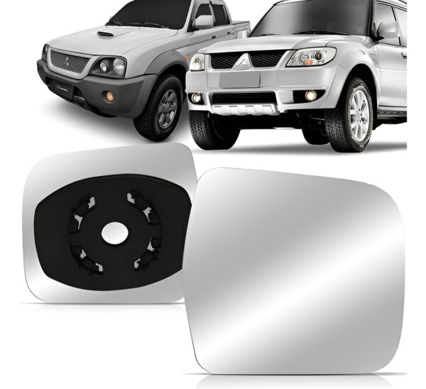 Lente Retrovisor L200 Outdoor Savana 2010 A 2012 Tr4 09 A 15 Lado Direito