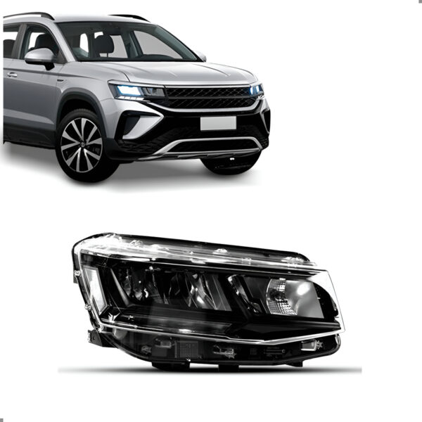 Farol Para Taos Comfortline 2021 A 2024 Com Motor Led Drl Lado Direito