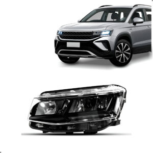 Farol Para Taos Comfortline 2021 A 2024 Com Motor Led Drl Lado Esquerdo