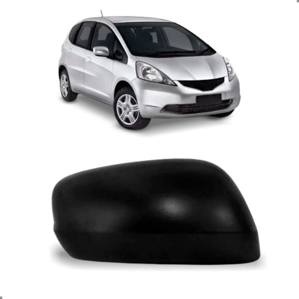 Capa Retrovisor Para Fit 2009 A 2014 Sem Furo Pisca Lado Direito