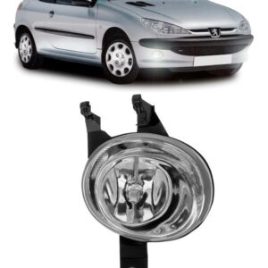 Farol De Milha Para Peugeot 206 1998 A 2003 Modelo Antigo Lado Direito