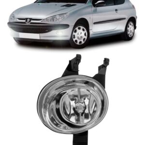 Farol De Milha Para Peugeot 206 1998 A 2003 Modelo Antigo Lado Esquerdo