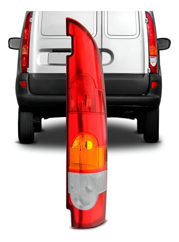 Lanterna Traseira Kangoo Furgao 2003 A 2012 Bicolor Ré Verm Lado Direito