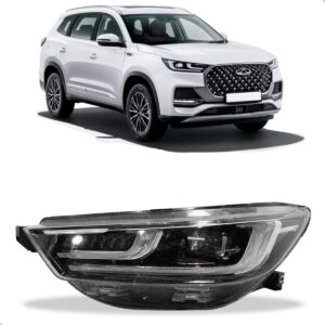 Farol Tiggo 8 Pro 2023 A 2024 Elétrico Led C/ Reator 14p Lado Esquerdo