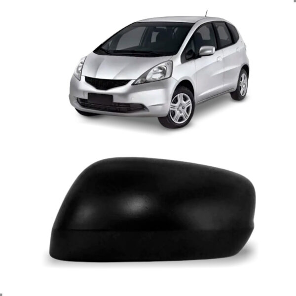 Capa Retrovisor Para Fit 2009 A 2014 Sem Furo Pisca Lado Esquerdo