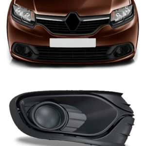 Moldura Farol Milha Logan 2014 2015 2016 2017 2018 Sem Furo Lado Direito