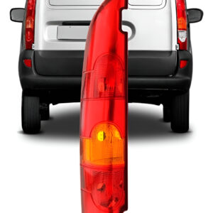 Lanterna Traseira Kangoo Furgao 2003 A 2012 Bicolor Ré Verm Lado Esquerdo