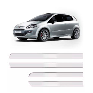 Jogo Friso Lateral Para FIAT-PUNTO 2p Fino Cromado