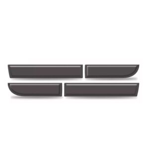 Borrachão Lateral Duster 12/2018 Cinza + Jogo Tapete Preto