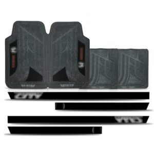 Friso Lateral Para Honda City 4p + Jogo Tapete