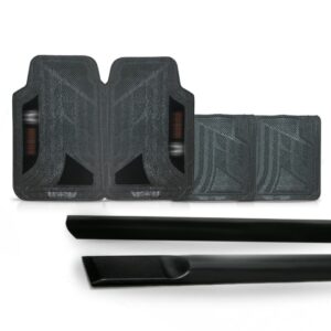 Friso Lateral Para Honda Civic 1998 A 2000 + Jogo Tapete Preto