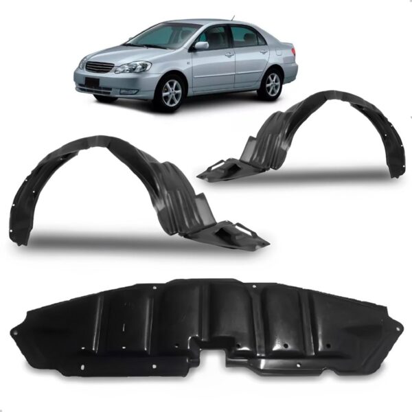 Kit Defletor Corolla 2003 A 2007 Com Par Aparabarro