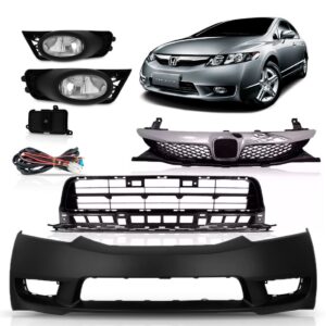 Kit Transformação Honda New Civic 2009 10 2011 Preto
