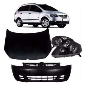 Kit Frente Compatível Para Vw Fox Spacefox 2003 A 2009