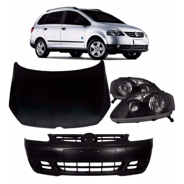 Kit Frente Compatível Para Vw Fox Spacefox 2003 A 2009