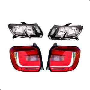 Kit Farois E Lanternas Para Sandero 2014 2015 16 17 18 2019 Ambos Lados