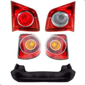 Kit Parachoque Traseiro Spacefox 2011 A 2015 Com Lanternas