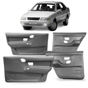 Par Forro Porta Dianteiro 4p Cinza Santana Versailles 91/98 Cinza