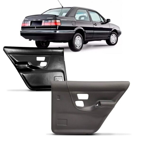 Jogo Forração Porta Traseiro Santana 4 Pts 1991 A 1998 Cinza Cinza