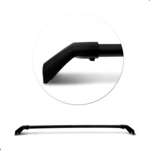 Kit Travessa Teto Jeep Compass + Maleiro Dobravel 380 Litros Preto