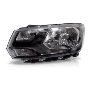 Par Farol Saveiro G7 17 18 Foco Simples Masc Negra