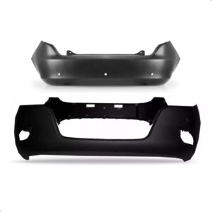 Kit Parachoque Para Jac J3 2010 A 2012 Dianteiro E Traseiro Preto