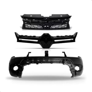 Kit Envolvente Para Duster 2016 17 18 2019 2020 Com Grade Preto